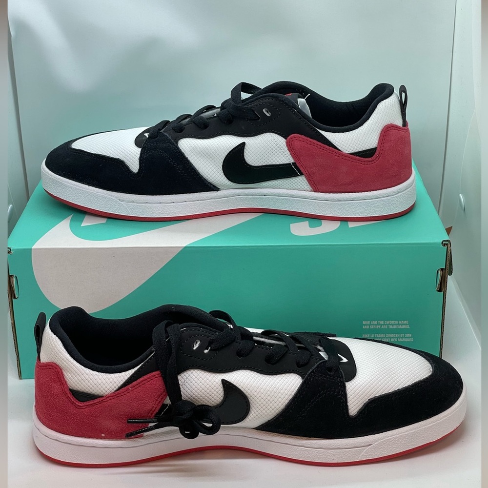 NEW Nike SB Alleyoop White University Red Men’s Shoes Size: 10 #CJO882-102